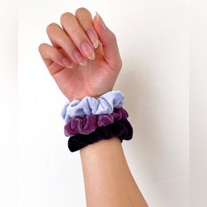Y2K Velvet Scrunchy Set